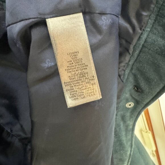 JOHN VARVATOS TEAL Suede Trucker Jacket NWT in sz. 46 MSRP $1898 - Picture 6 of 10